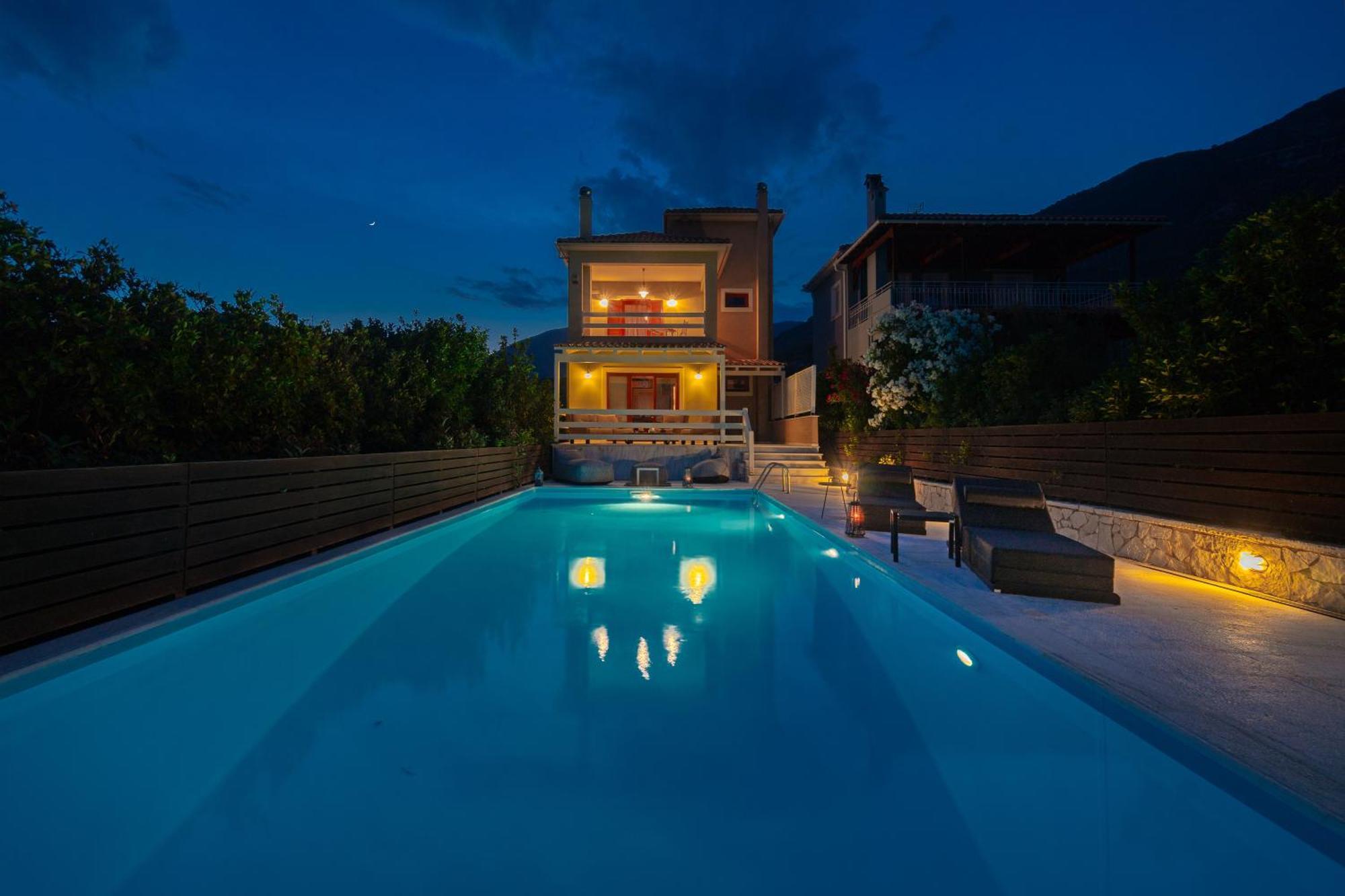 Sun Villa Glyfada Γλυφάδα Φωκίδας Εξωτερικό φωτογραφία