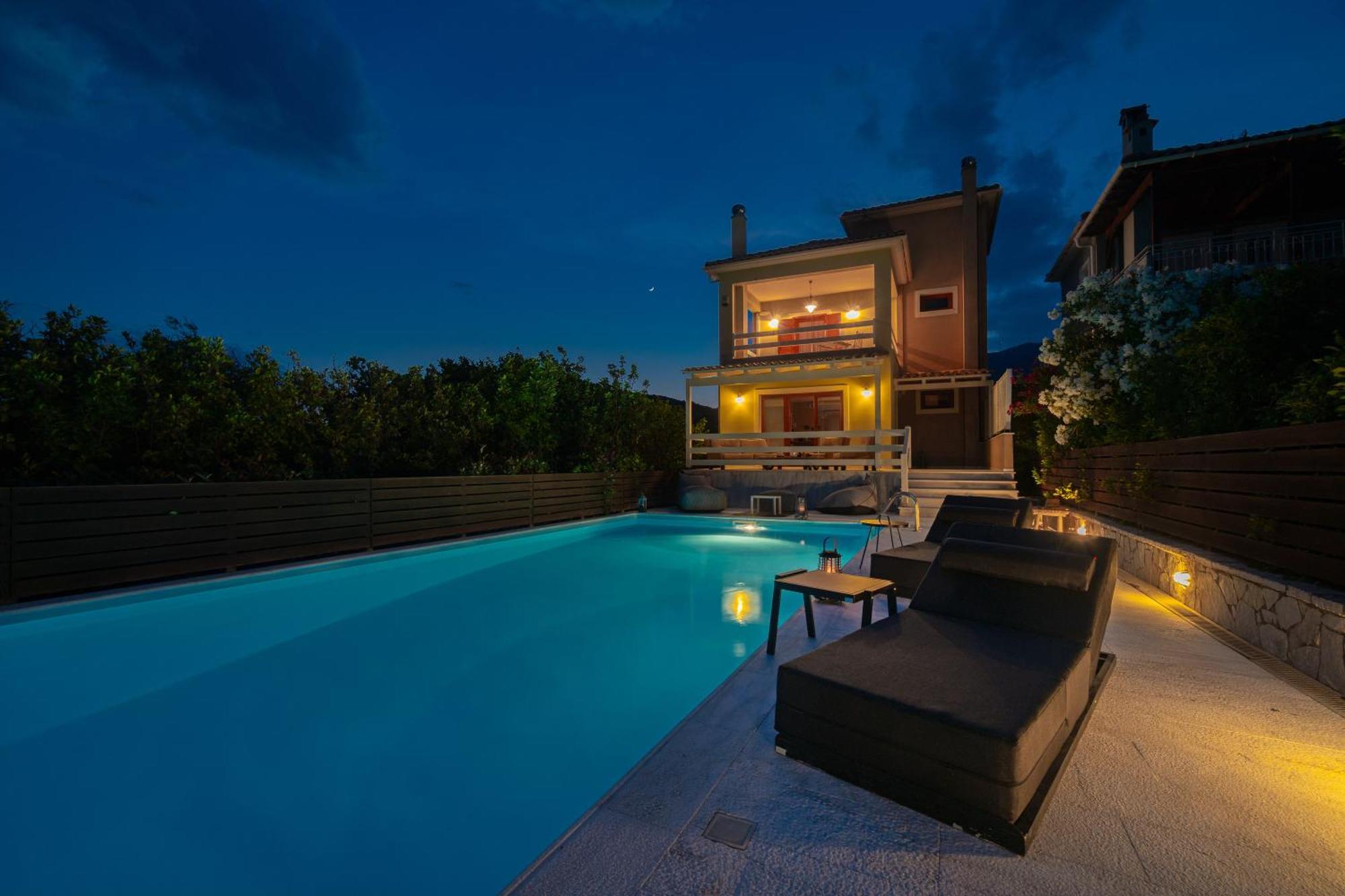 Sun Villa Glyfada Γλυφάδα Φωκίδας Εξωτερικό φωτογραφία