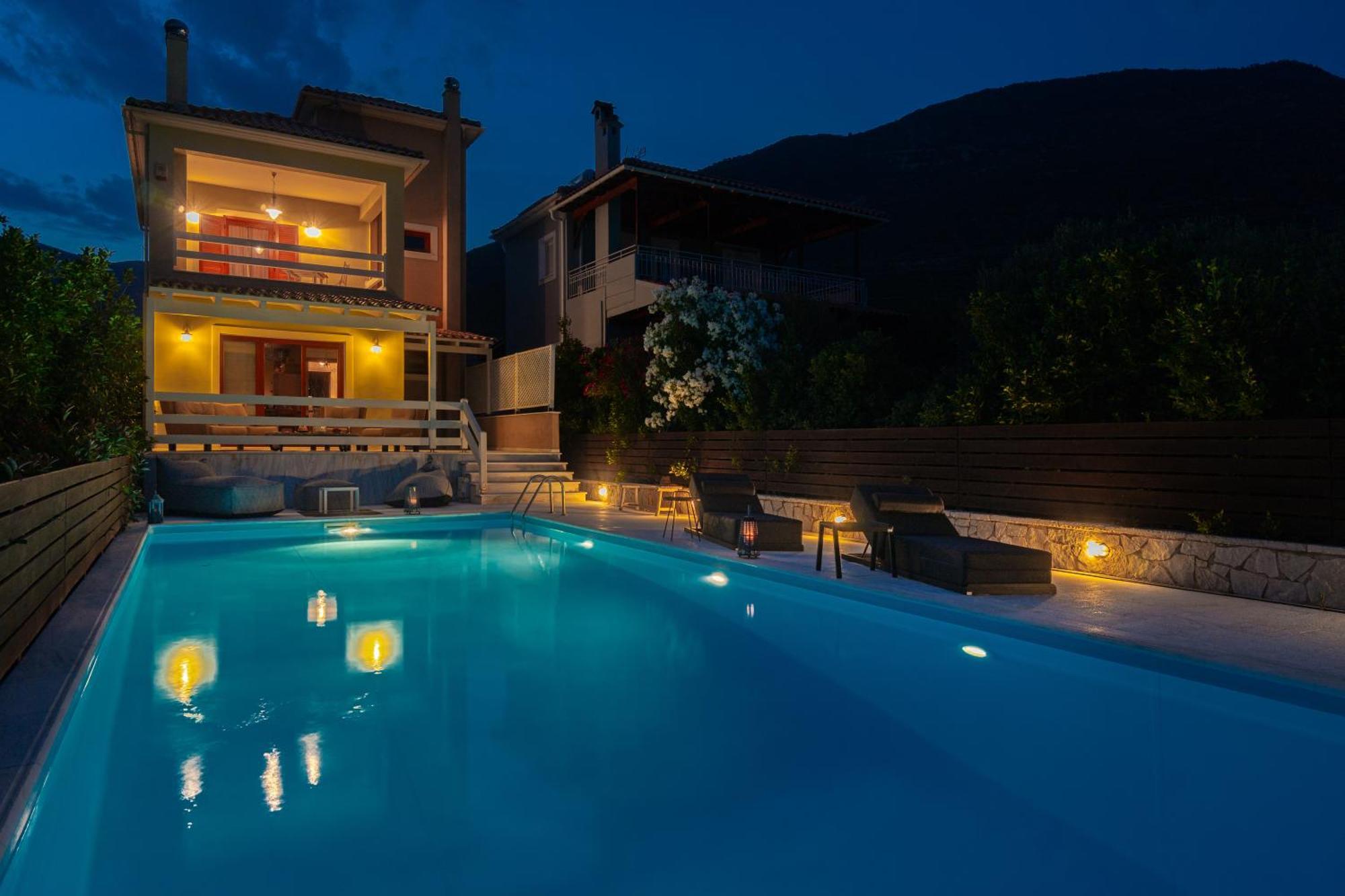 Sun Villa Glyfada Γλυφάδα Φωκίδας Εξωτερικό φωτογραφία