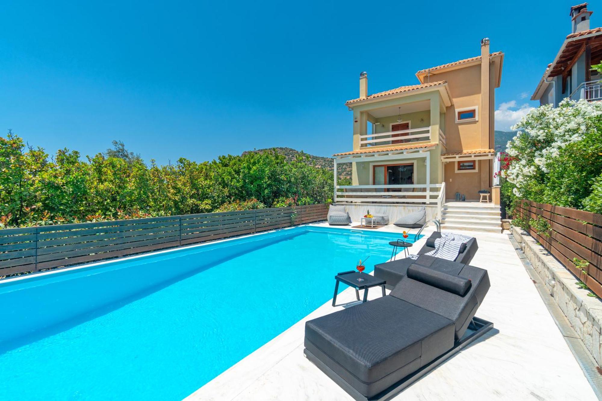 Sun Villa Glyfada Γλυφάδα Φωκίδας Εξωτερικό φωτογραφία